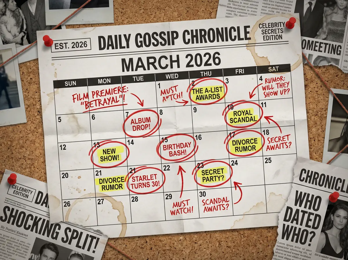 吃瓜大赛 2026年3月娱乐圈重要事件日历